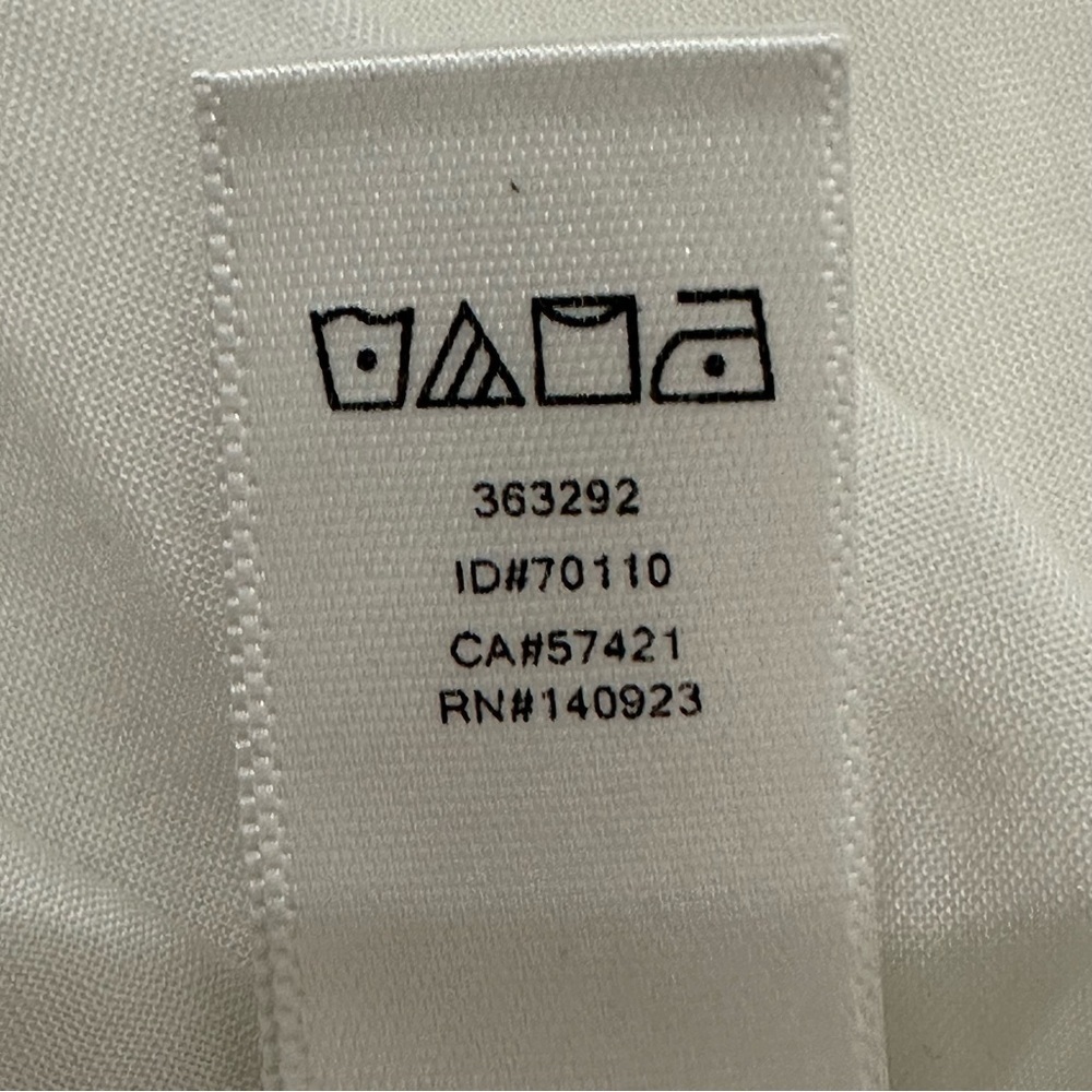 Loft Shirred Blouse White 3/4 Sleeve - Picture 7 of 7